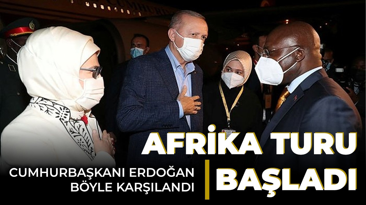 Cumhurbaşkanı Erdoğan Angola'ya ulaştı! Afrika turu başladı