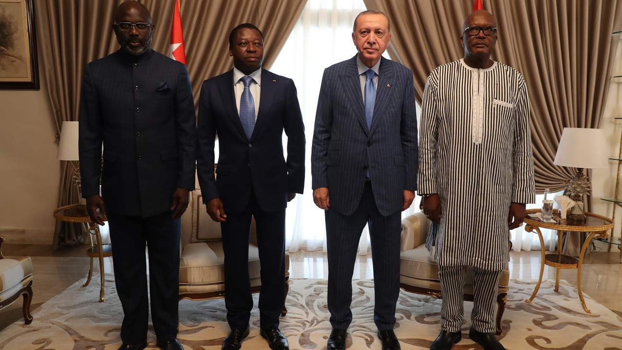 Cumhurbaşkanı Erdoğan, Togo, Liberya ve Burkina Faso Cumhurbaşkanları ile görüştü