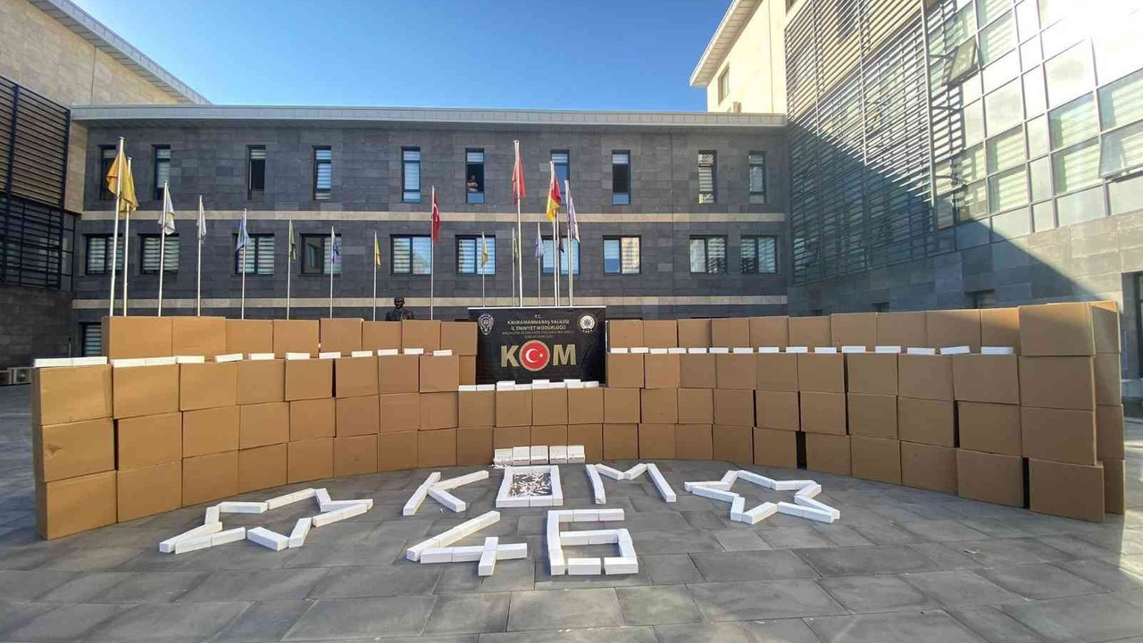 Kahramanmaraş’ta kaçak makaron operasyonları