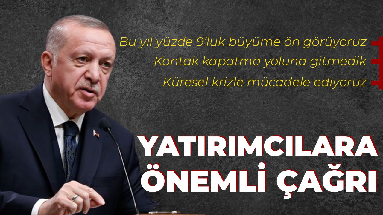 Cumhurbaşkanı Erdoğan'dan küresel finansla mücadele mesajı