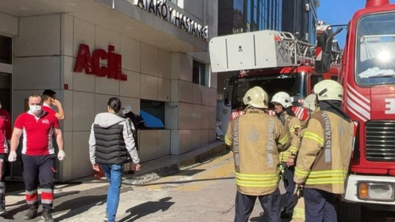 İstanbul'da hastane yangını!