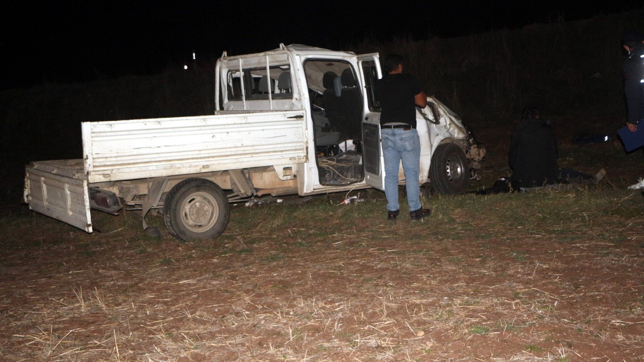 Tokat'ta kamyonet takla attı: 1 ölü, 2 yaralı 