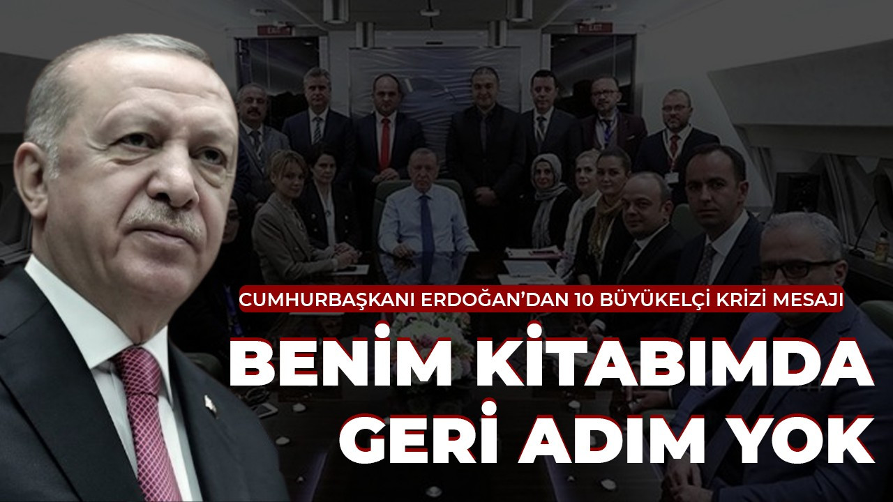 Cumhurbaşkanı Erdoğan'dan 10 büyükelçi açıklaması!