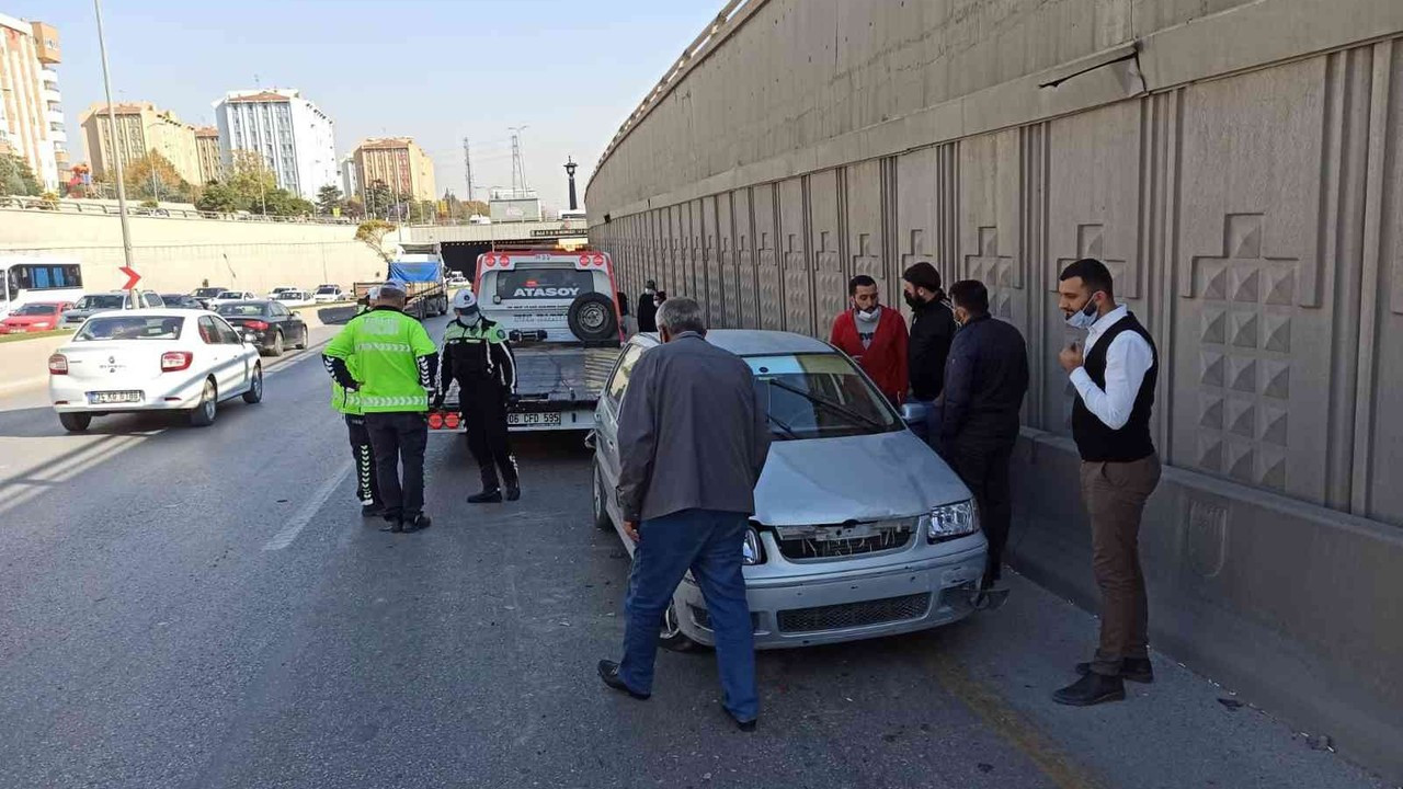 Başkent’te zincirleme kaza: 4 yaralı