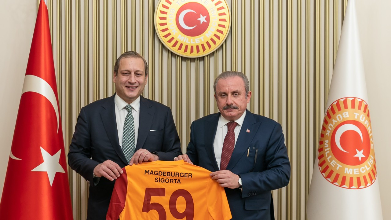 Galatasaray Başkanı Burak Elmas, TBMM Başkanı Şentop’u ziyaret etti