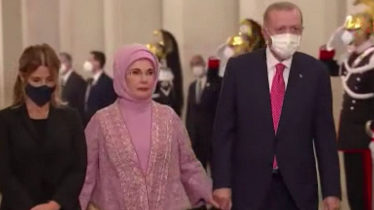 Cumhurbaşkanı Erdoğan, İtalya’da G20 liderleri onuruna verilen akşam yemeğine katıldı