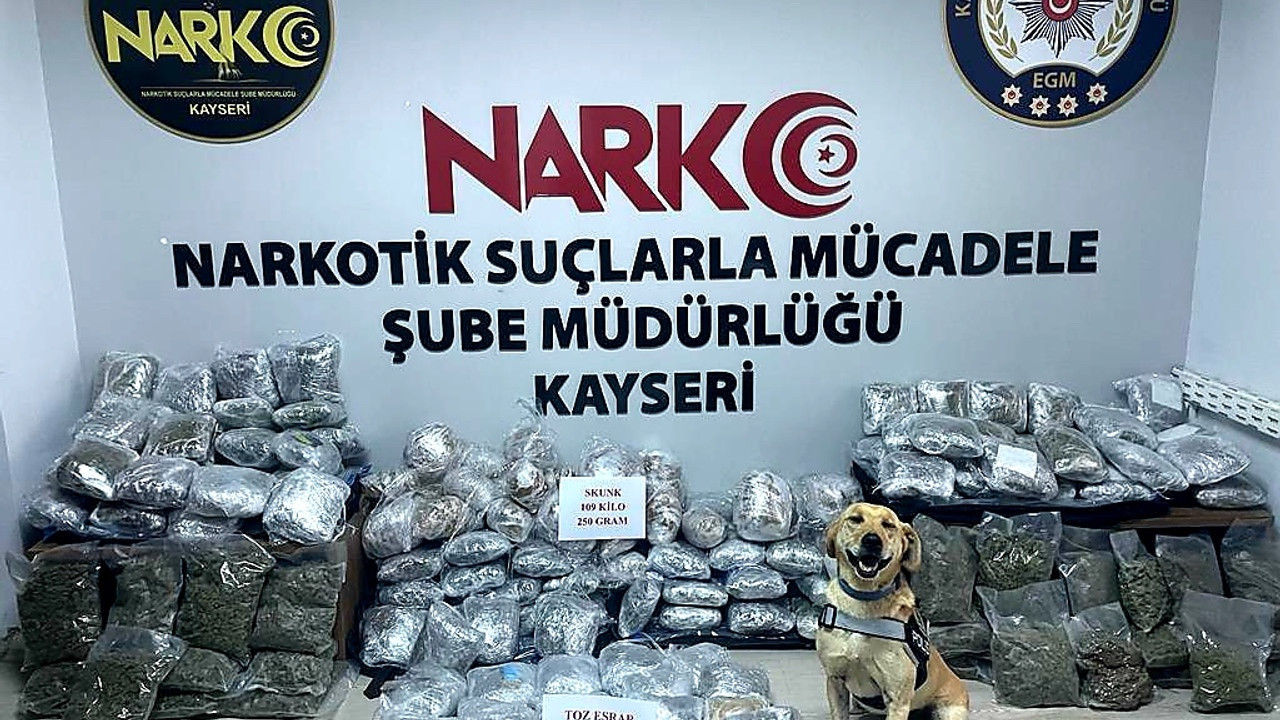 112 kilo uyuşturucu ile yakalandı