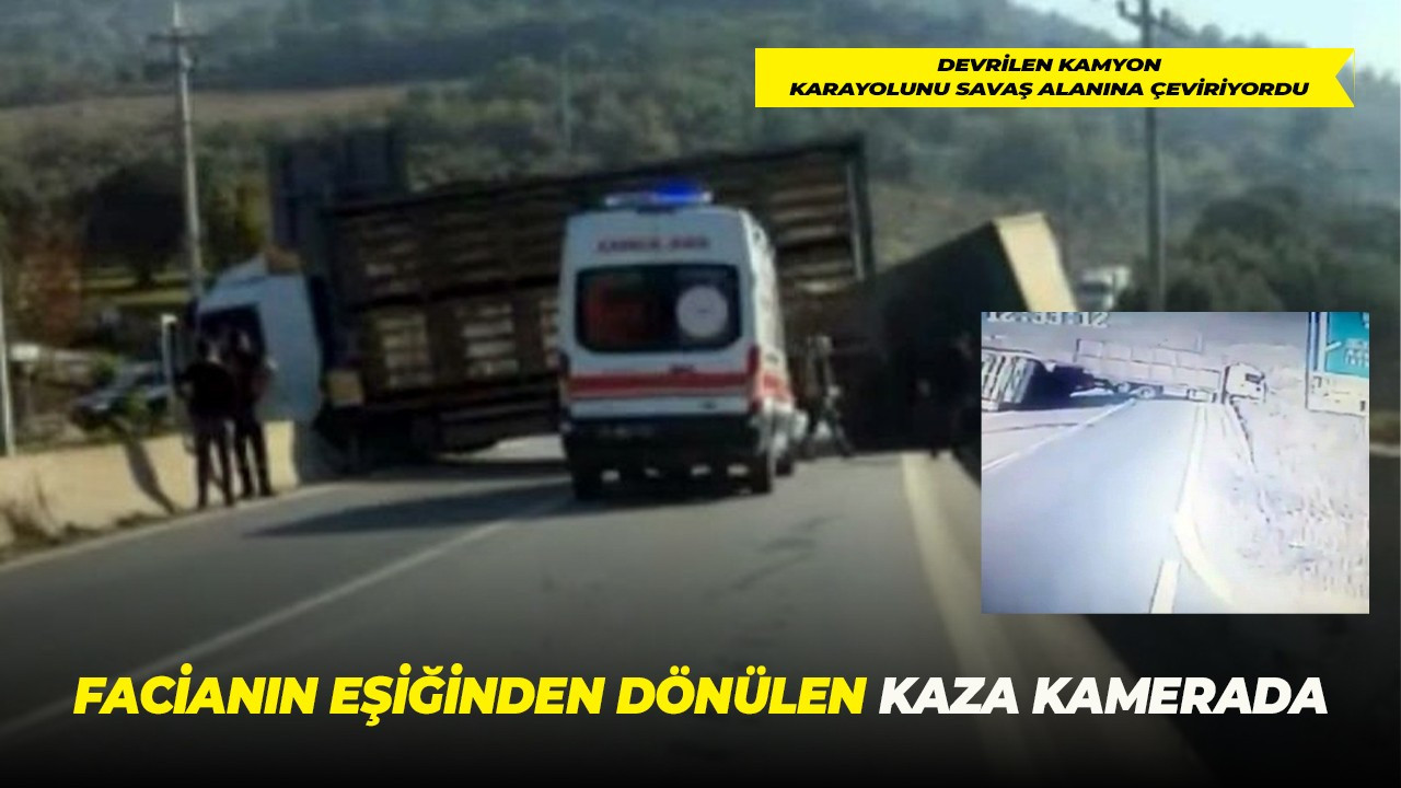 Facianın eşiğinden dönülen kaza kamerada