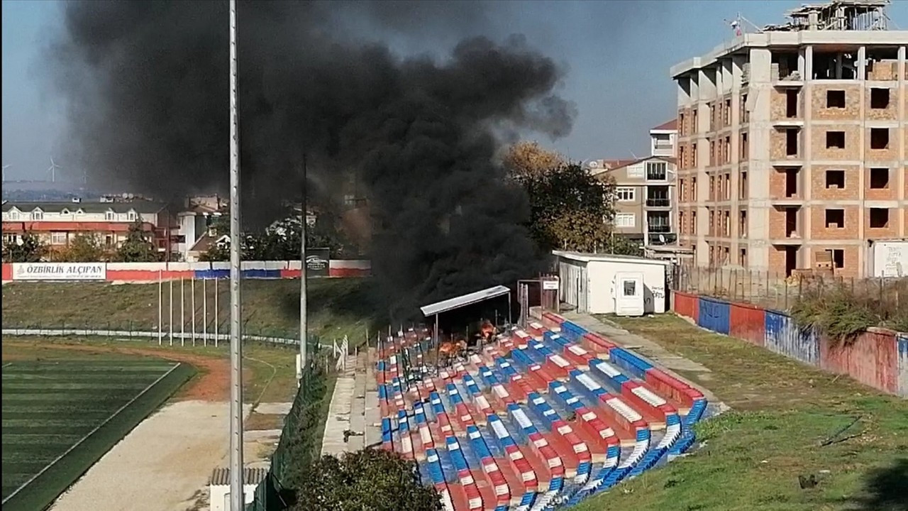 Silivri'de statta yangın