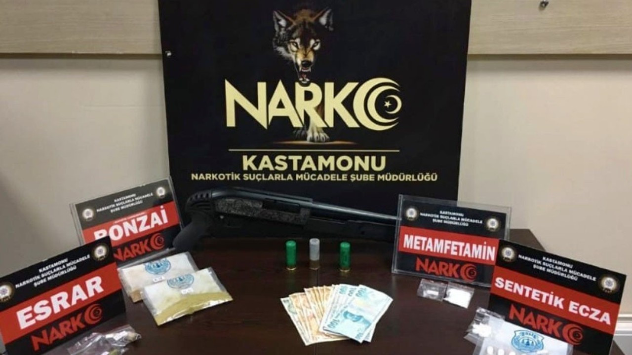 Kastamonu’da uyuşturucu operasyonu: 10 gözaltı