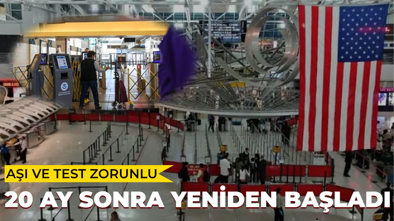 ABD'de 20 ay sonra bir ilk!