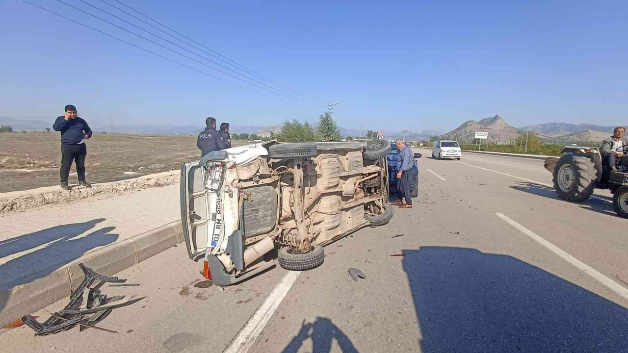 Adana’da zincirleme kaza: 1 yaralı