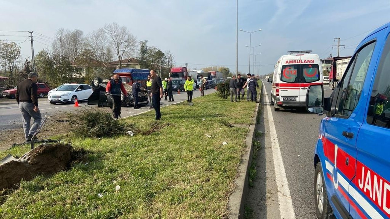 Samsun’da feci kaza: 1 ölü, 1 yaralı