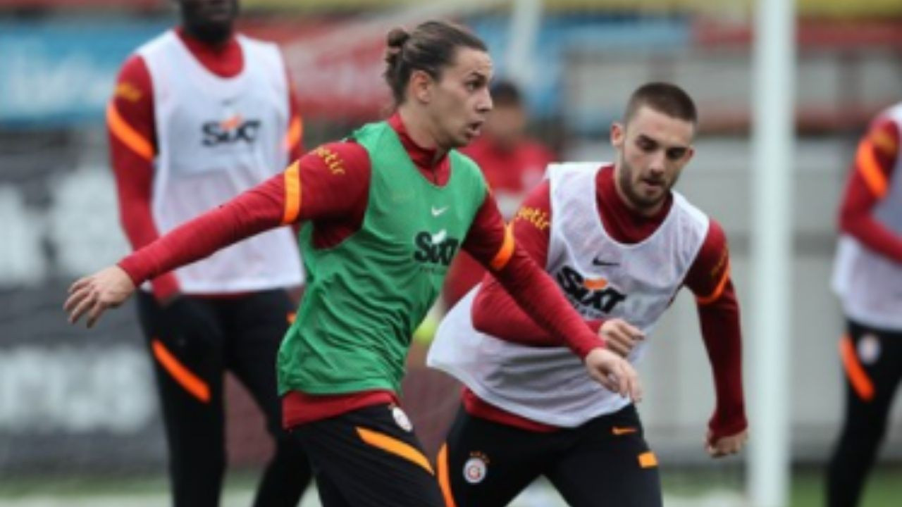 Galatasaray'da Morutan takımla çalıştı 