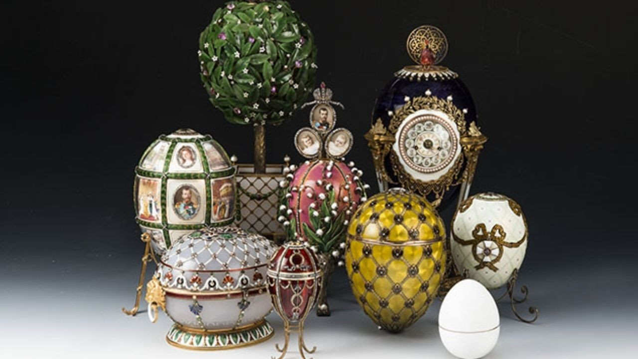 Dünyanın en değerli yumurtaları Faberge'ler, Londra’da sergileniyor