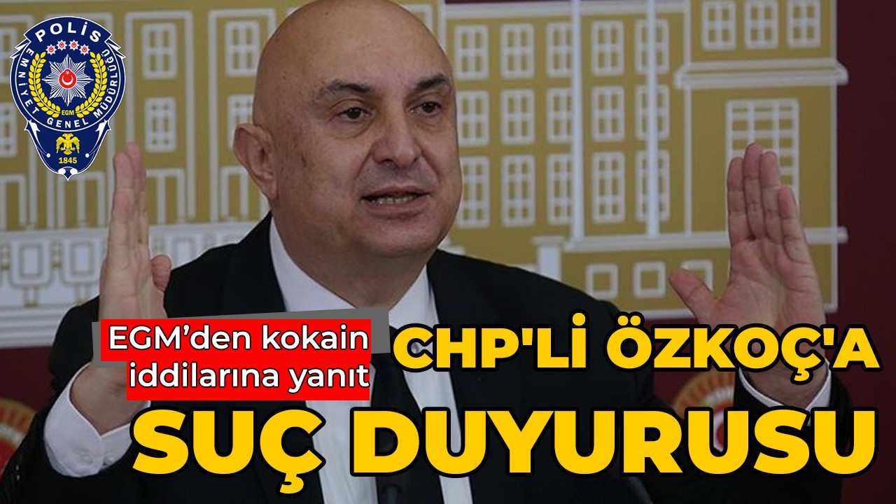 CHP'li Engin Özkoç hakkında suç duyurusu!