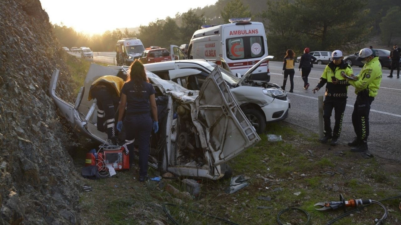 Muğla’da trafik kazası: 1 ölü, 3 yaralı