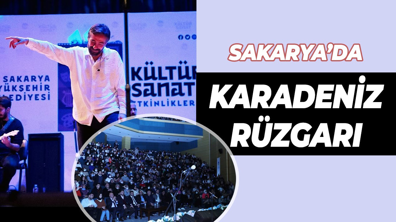 Büyükşehir konserinde Resul Dindar’la Karadeniz rüzgarı