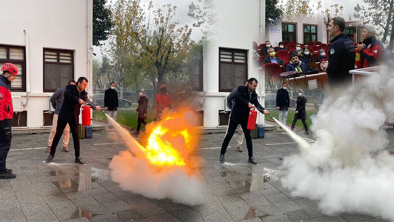 Büyükşehir personellerine acil durum eğitimi verildi