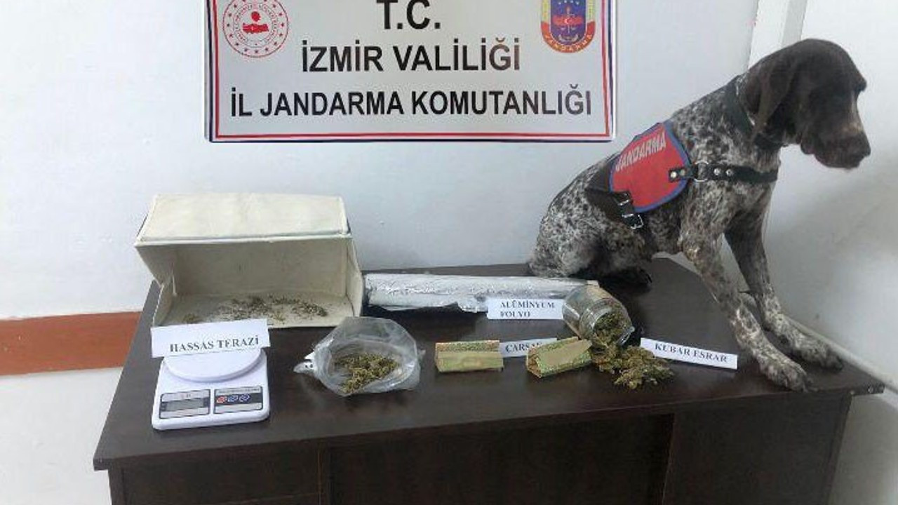 İzmir’de jandarmadan uyuşturucu baskını: 2 gözaltı