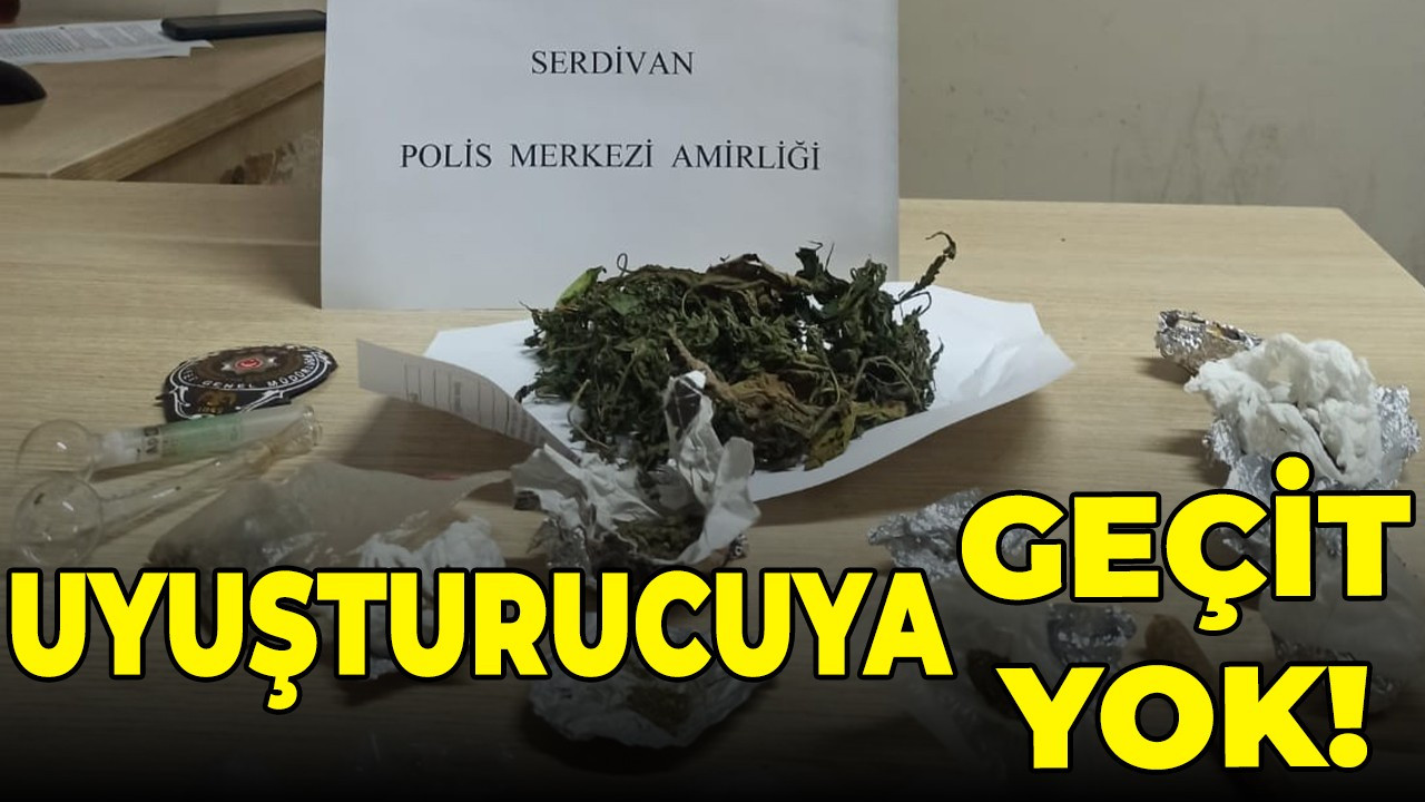 Sakarya’da uyuşturucu operasyonu!