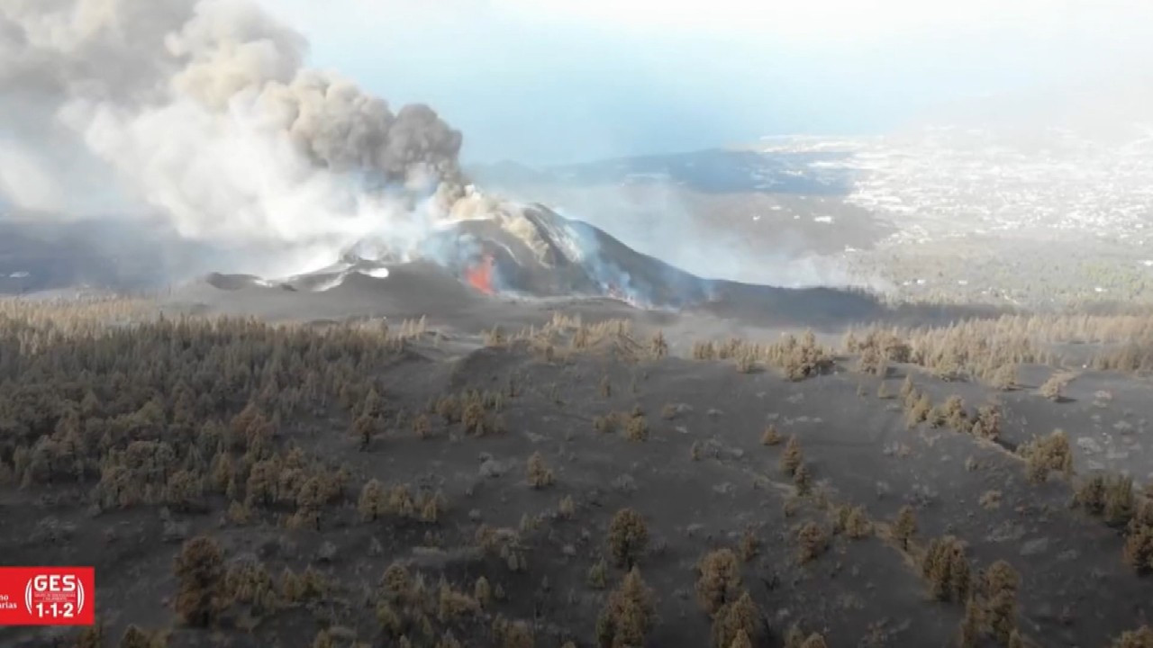 La Palma’daki yanardağda yeni lav çatlakları oluştu