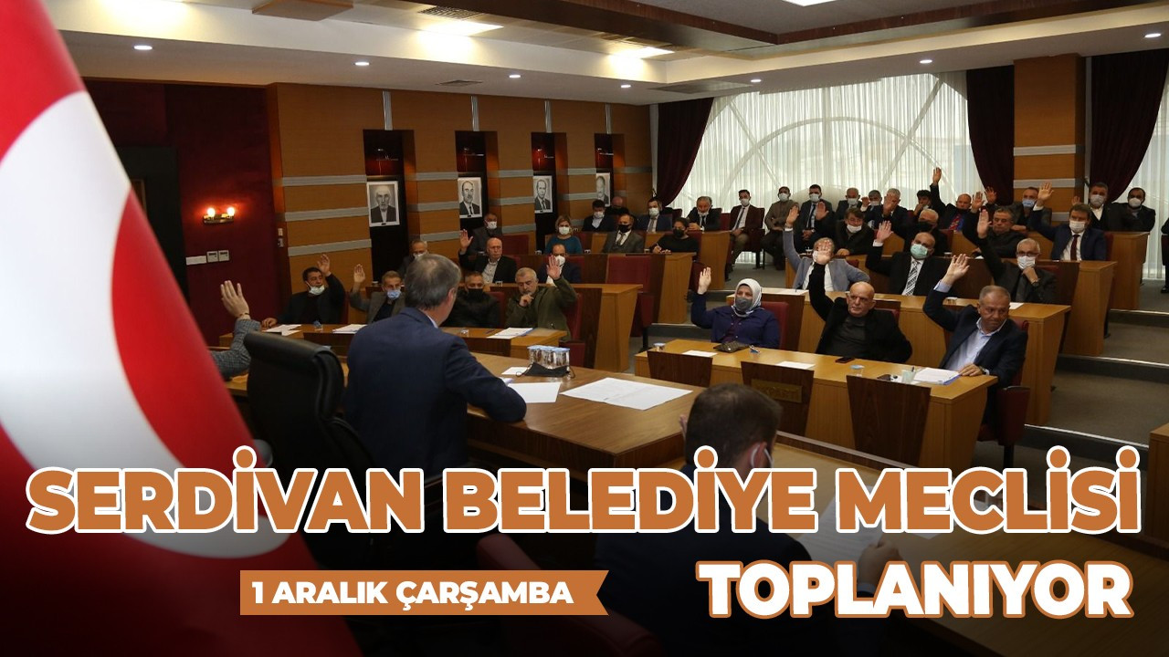 Serdivan Belediye meclisi toplanıyor