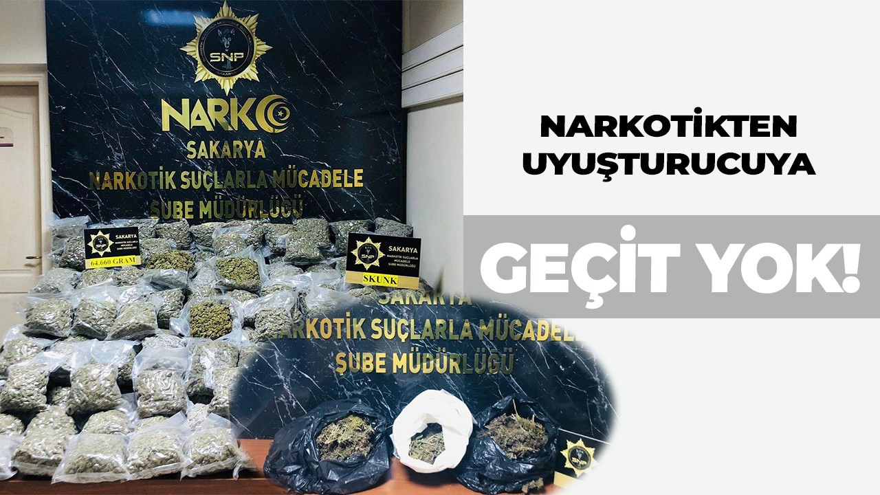 Narkotikten Kasım ayı raporu