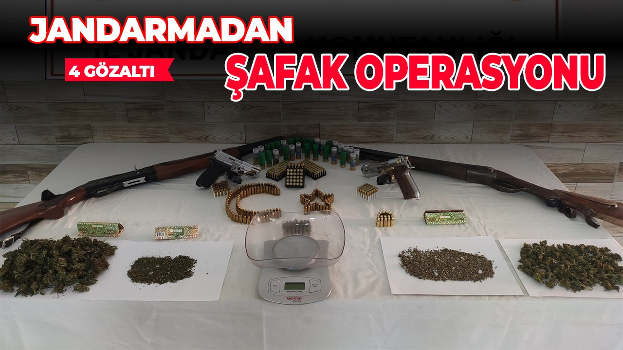 Sakarya’da jandarmadan şafak operasyonu