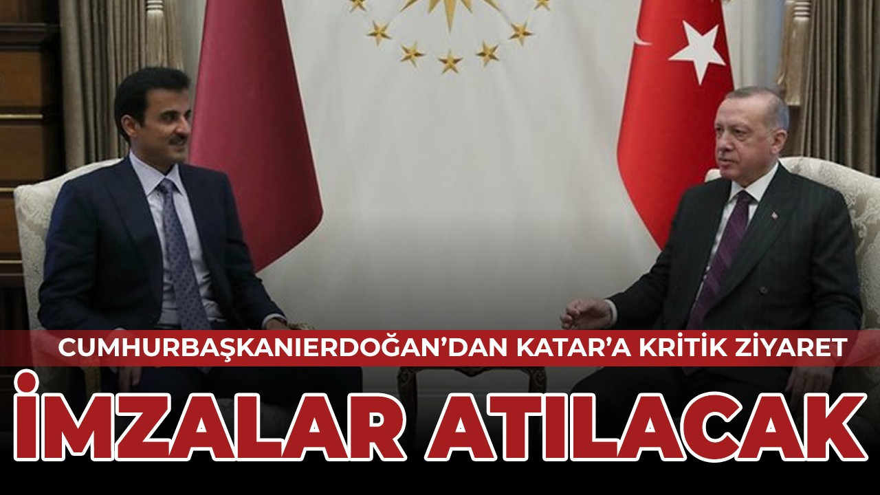 Cumhurbaşkanı Erdoğan bugün Katar'a gidiyor!