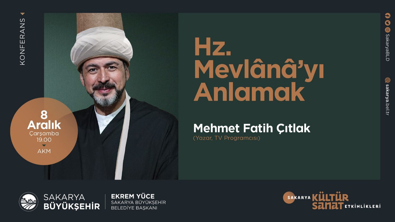 Fatih Çıtlak Büyükşehir’in konferansı için geliyor