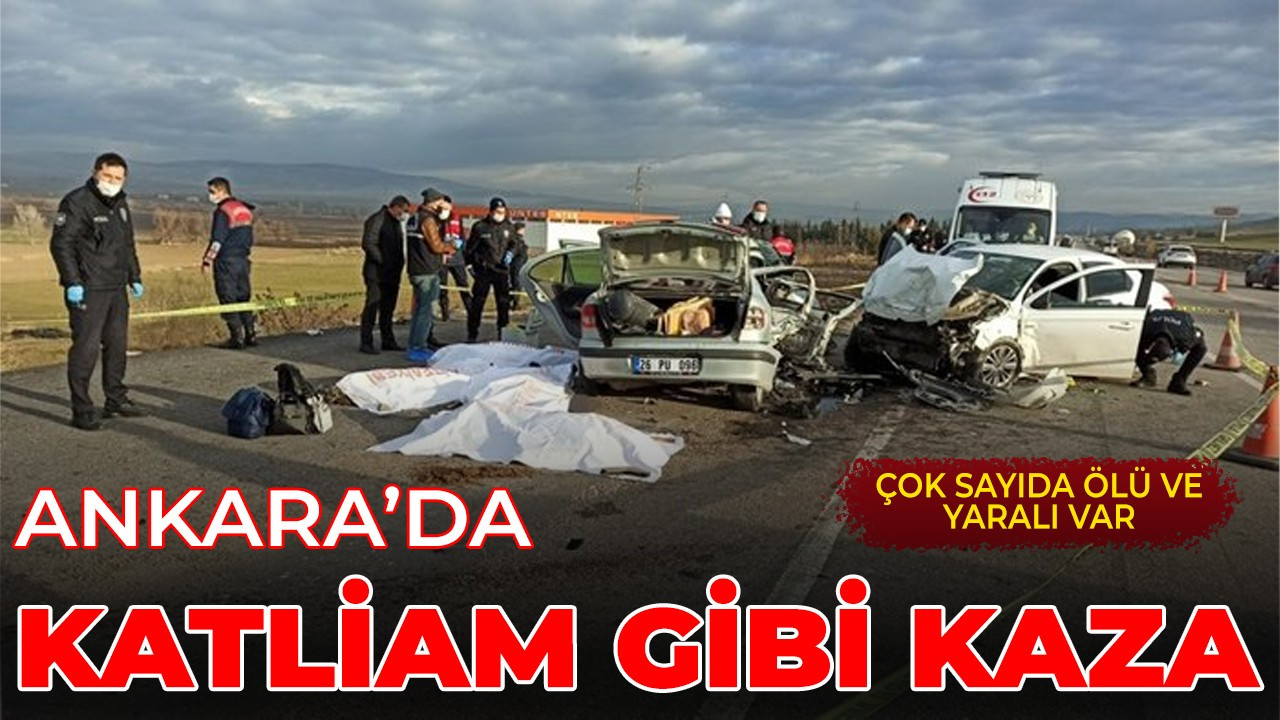 Ankara’da katliam gibi kaza: 6 ölü, 3 yaralı