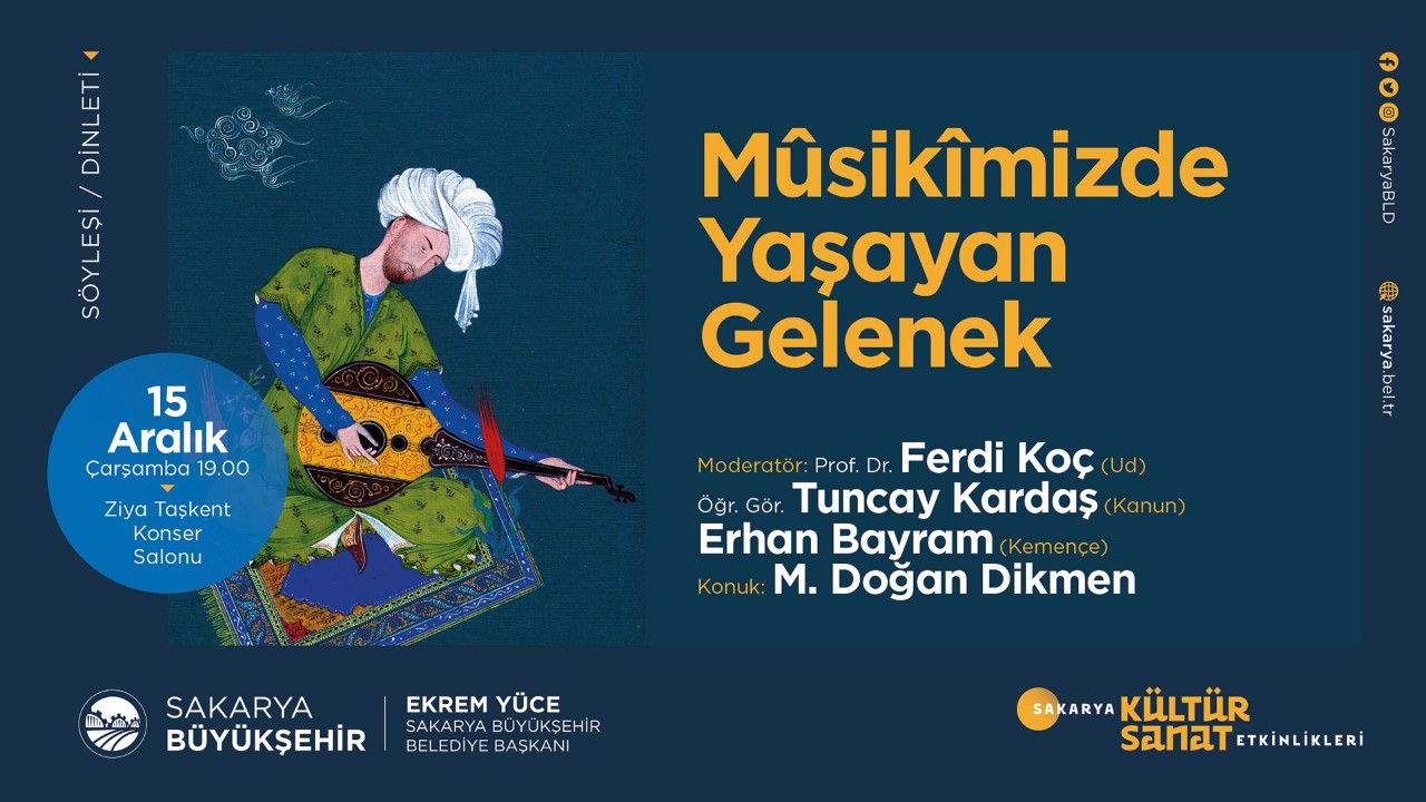 Müziğin ustaları Ziya Taşkent’te konser verecek