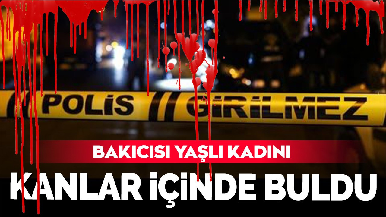 Lavaboda kanlar içinde bulunan yaşlı kadın olay yerinde hayatını kaybetti