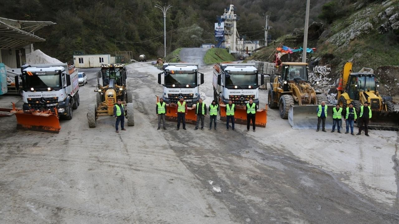 Serdivan Belediyesi kara hazır