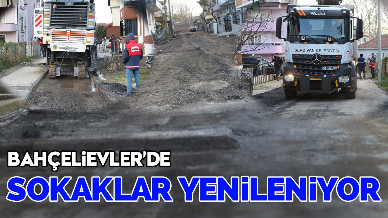 Bahçelievler’de sokaklar yenileniyor