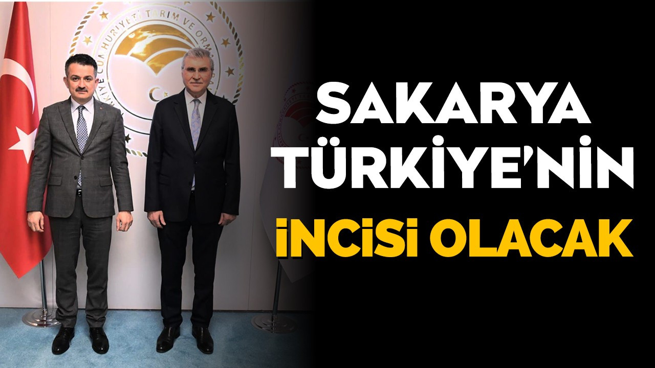 “Sakarya tarımda Türkiye’nin incisi olacak”