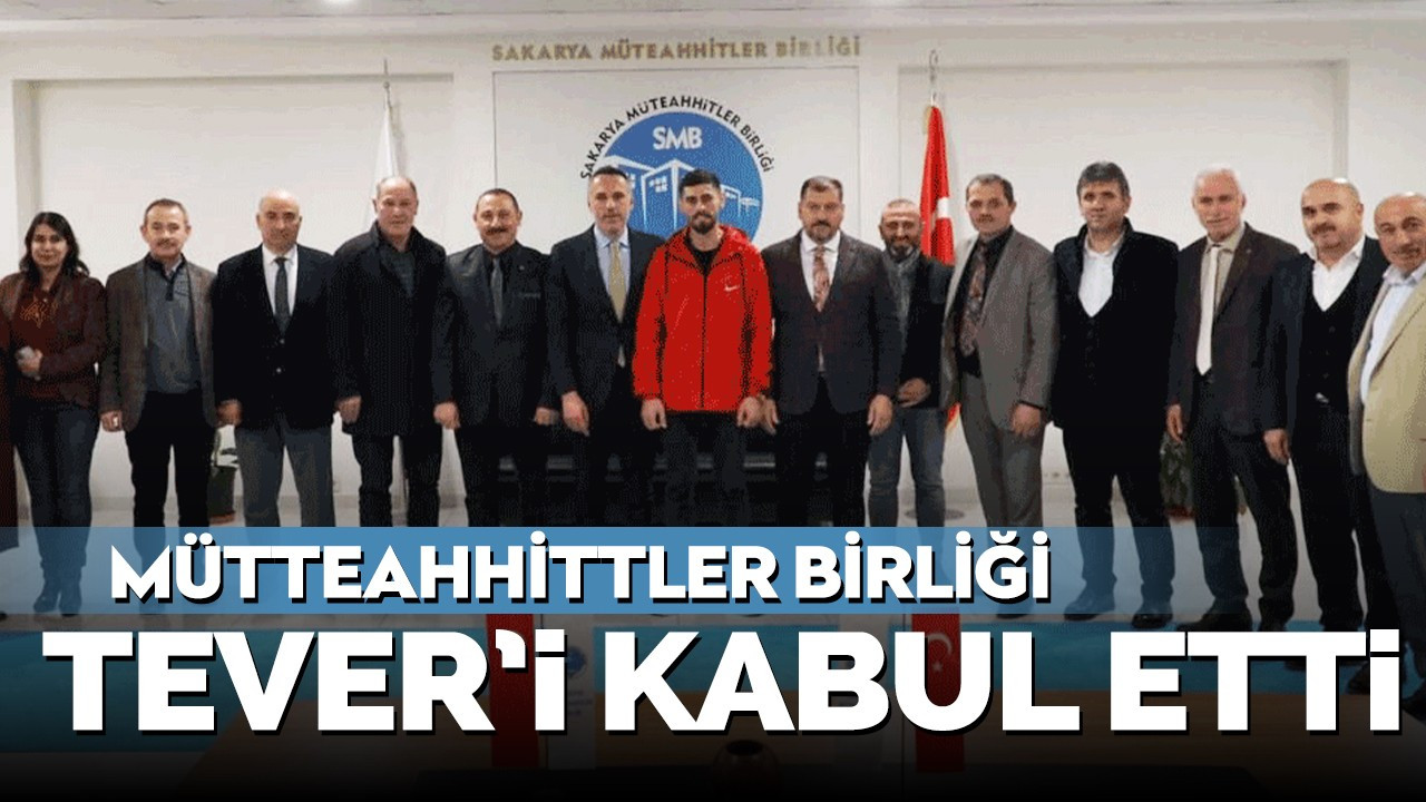 Müteahittler Birliği AK Parti İl Başkanı Tever'i konuk etti