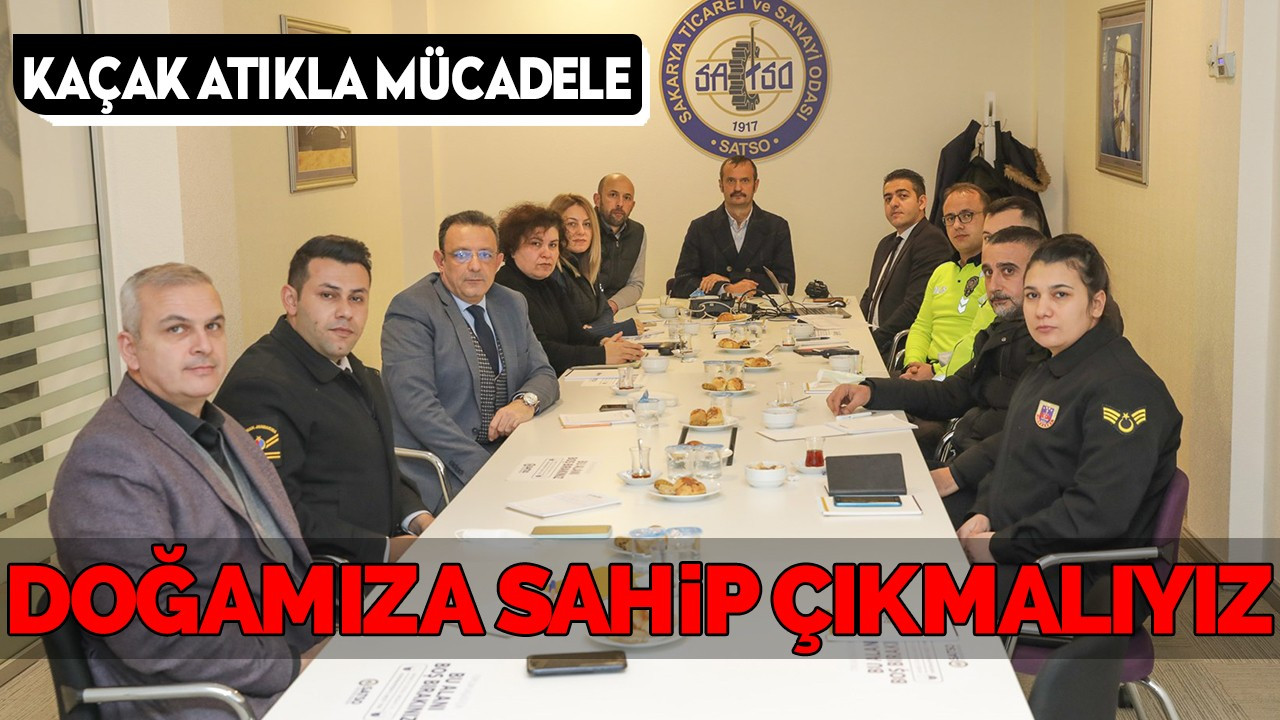 Kaçak atıkla mücadele