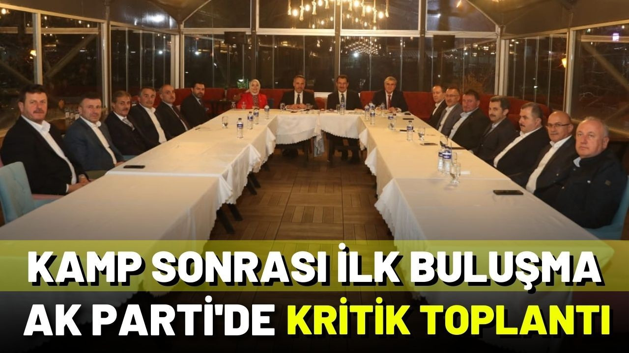 AK Parti'de kritik toplantı