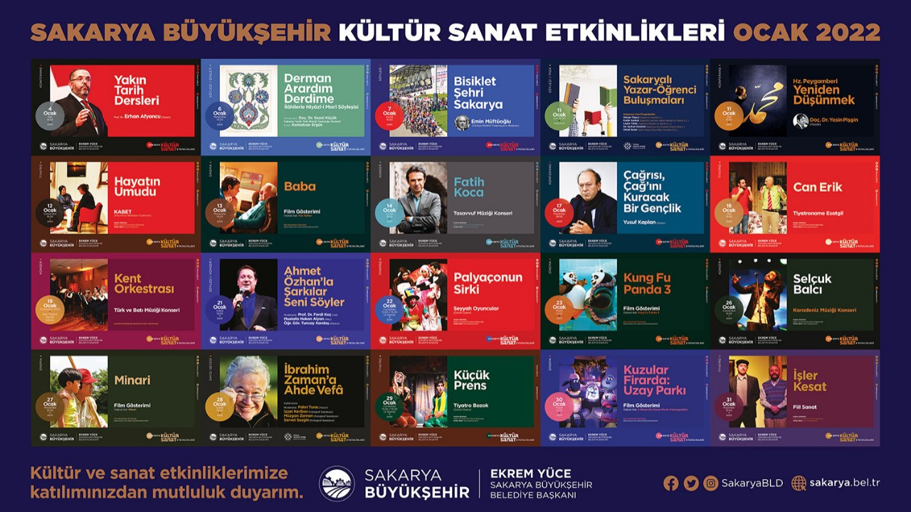 Yeni yılda kültür sanat etkinlikleri dolu dolu geçecek