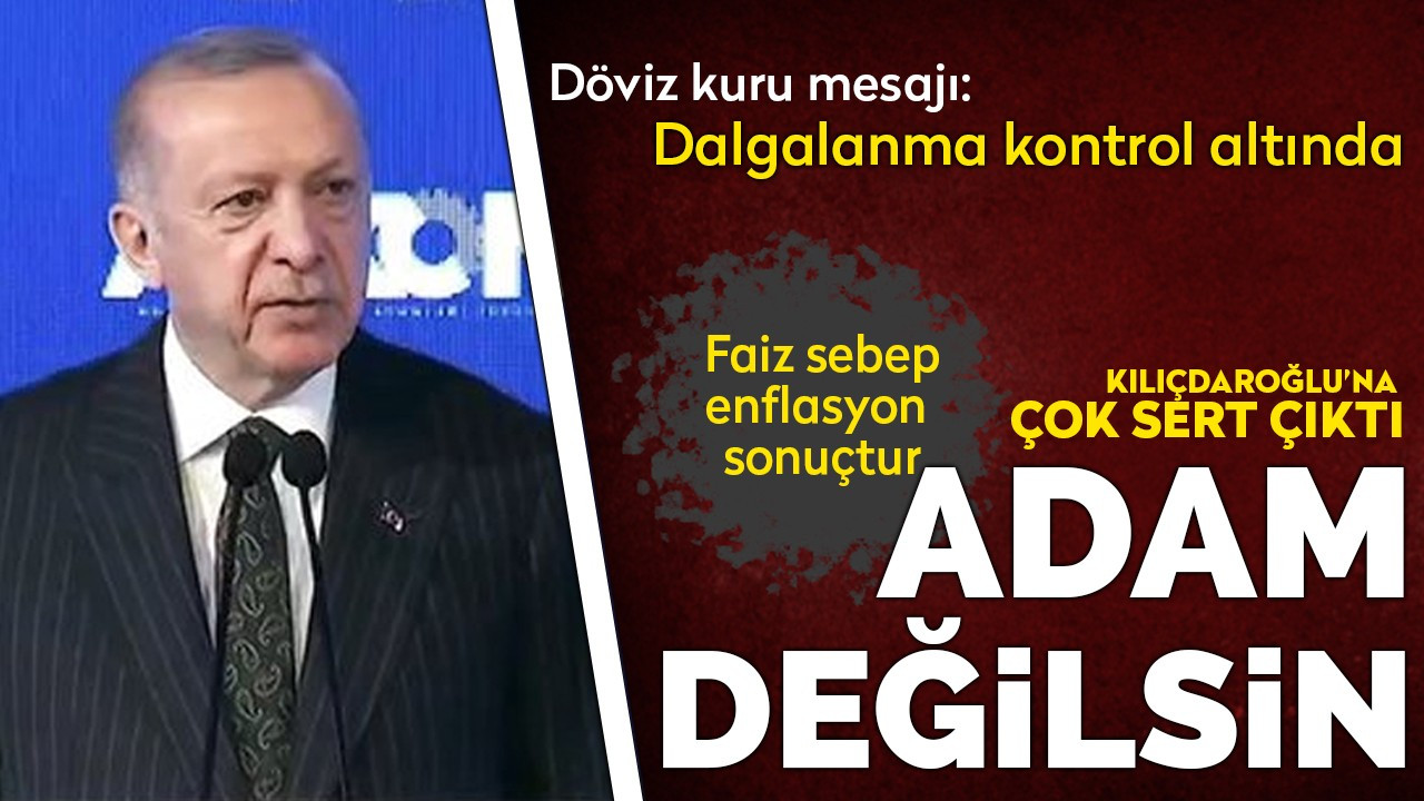 Cumhurbaşkanı Erdoğan'dan kur mesajı