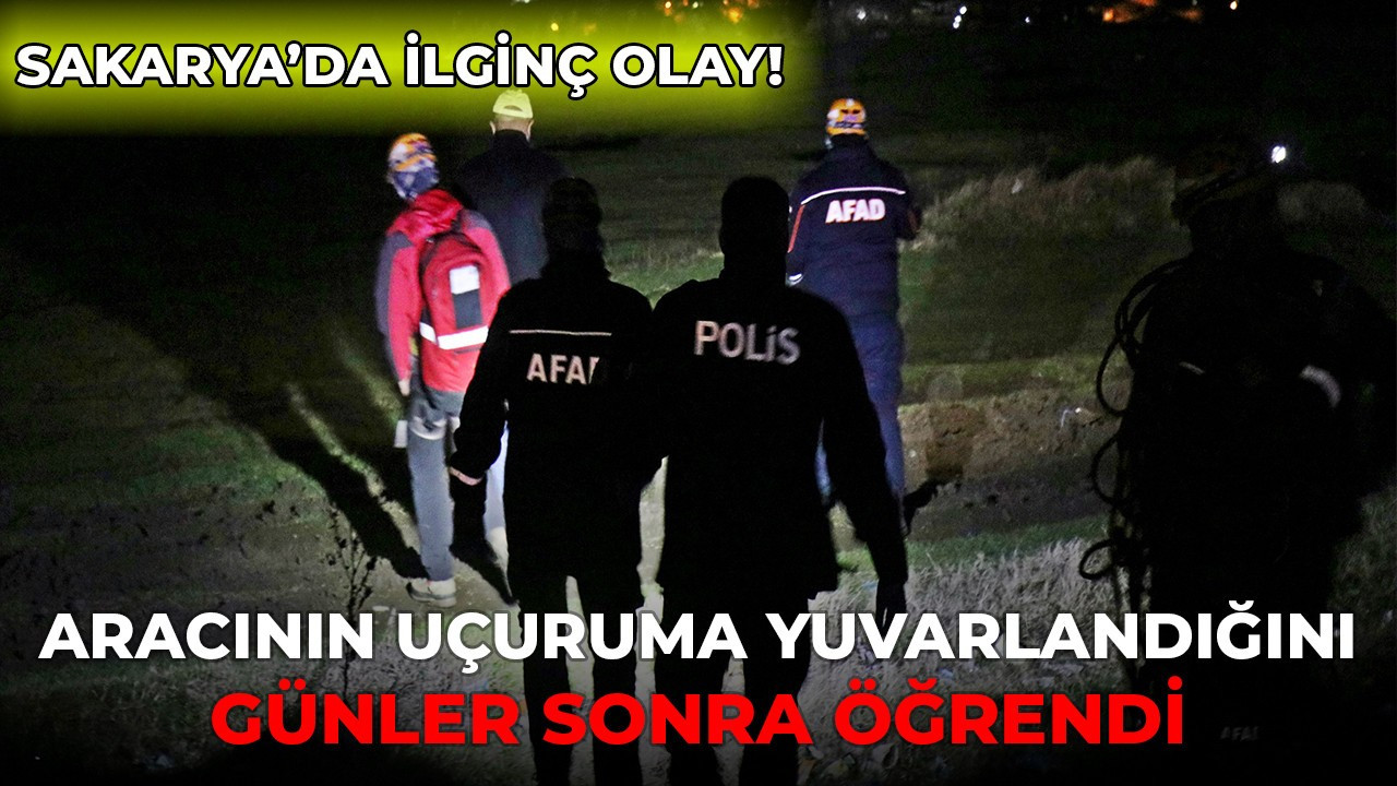 Sakarya’da ilginç olay: Kiralık verdiği aracının uçuruma yuvarlandığını günler sonra öğrendi