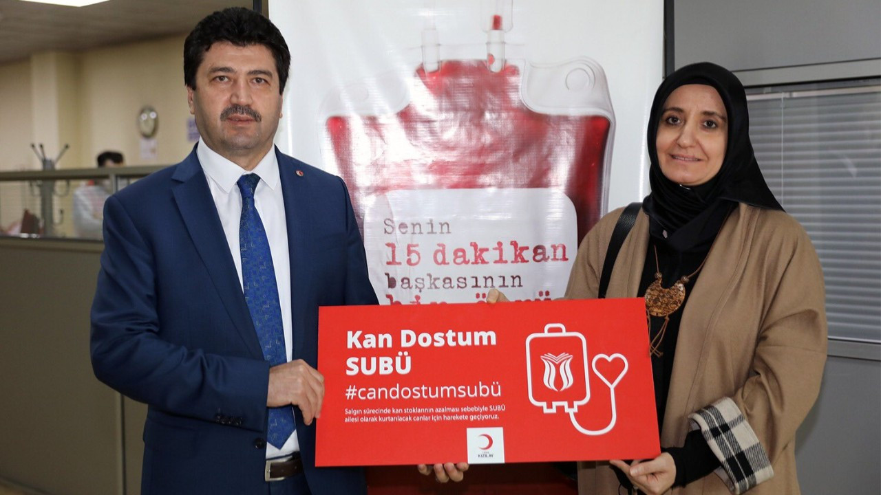 SUBÜ’ye Kurumsal Kan Bağışçısı Madalyası