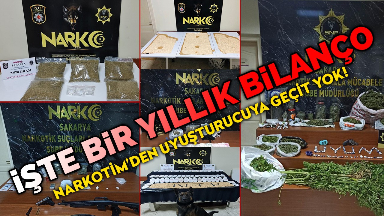 Narkotim’den uyuşturucuya geçit yok! 1 yıllık bilanço