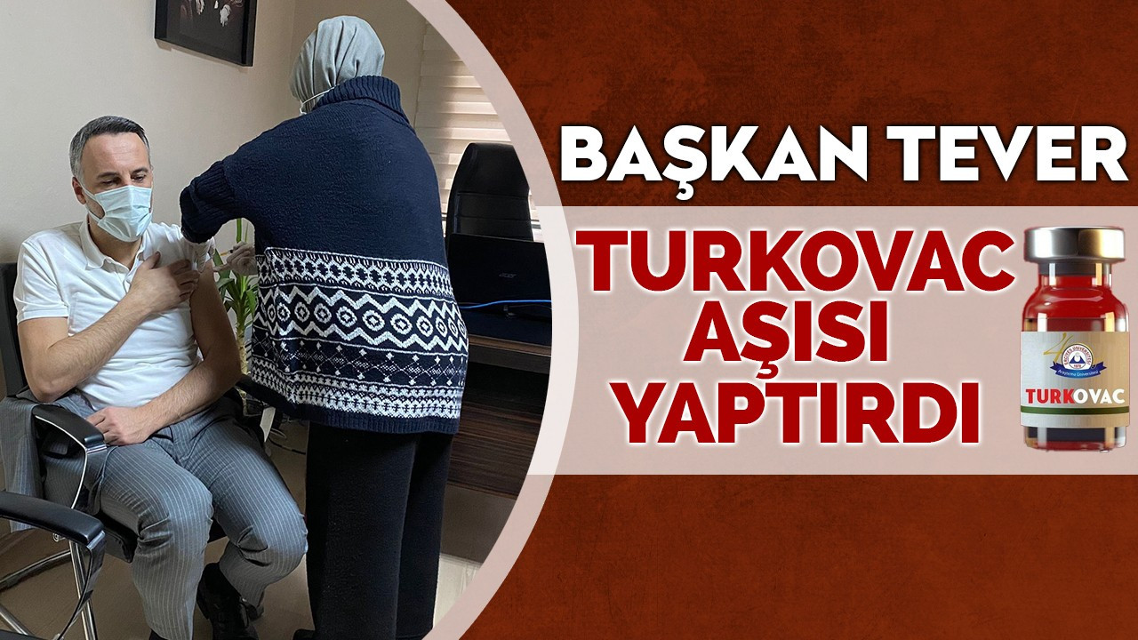 Yunus Tever, hatırlatma dozu olarak TURKOVAC aşısı yaptırdı