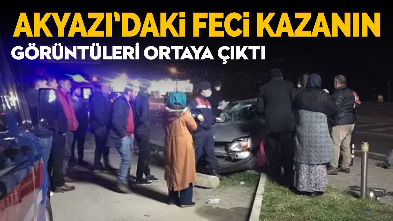 Akyazı'daki feci kazanın görüntüleri