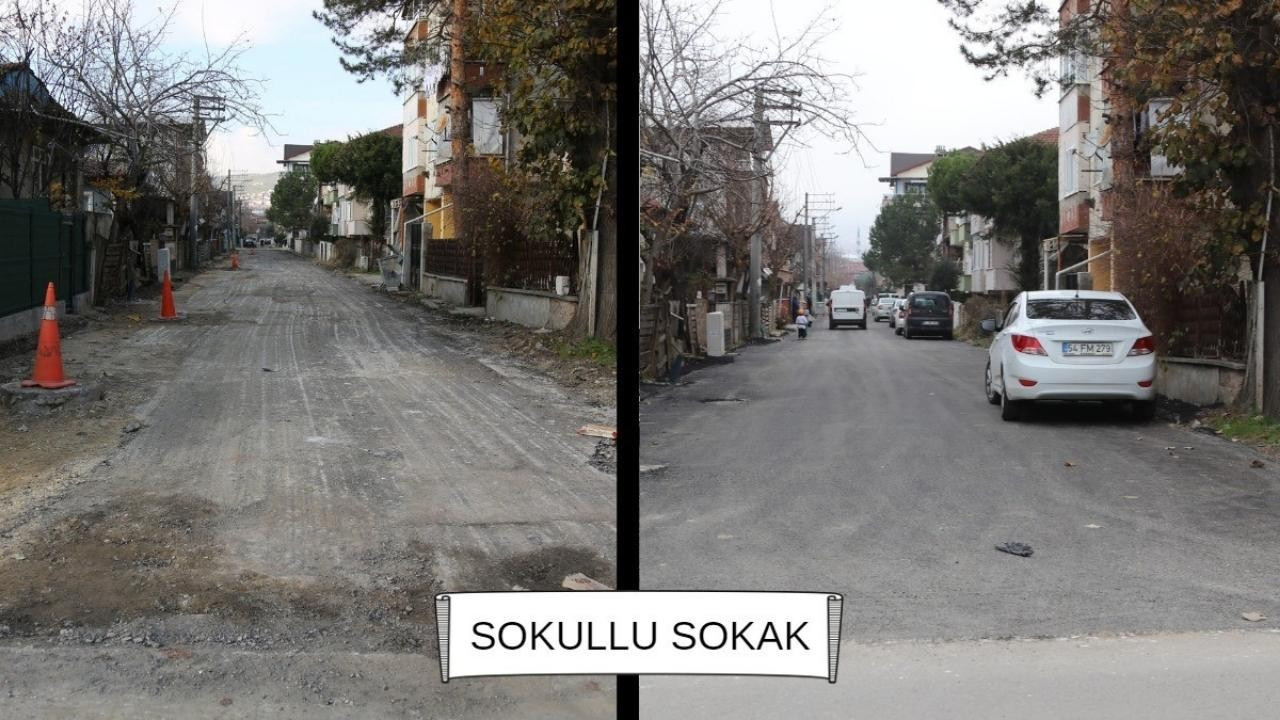 Serdivan Belediyesi, sokakları modernize etmeye devam ediyor