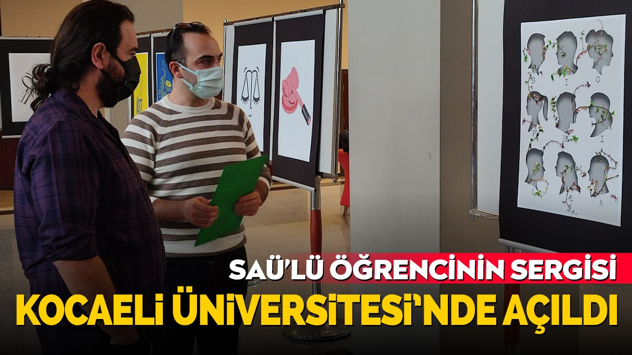 SAÜ’lü Semih Oduncu'nun Kişisel Afiş Sergisi Kocaeli Üniversitesinde Açıldı