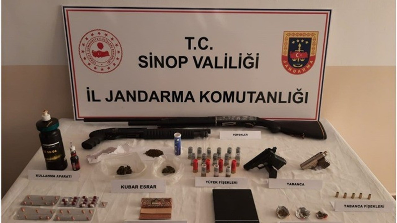 Sinop’ta uyuşturucu imal eden 1 kişi tutuklandı
